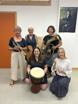 Fachschaft Musik (Frau Rost, Frau Müller, Frau Schnecke, Frau Frank, Frau Grammala)